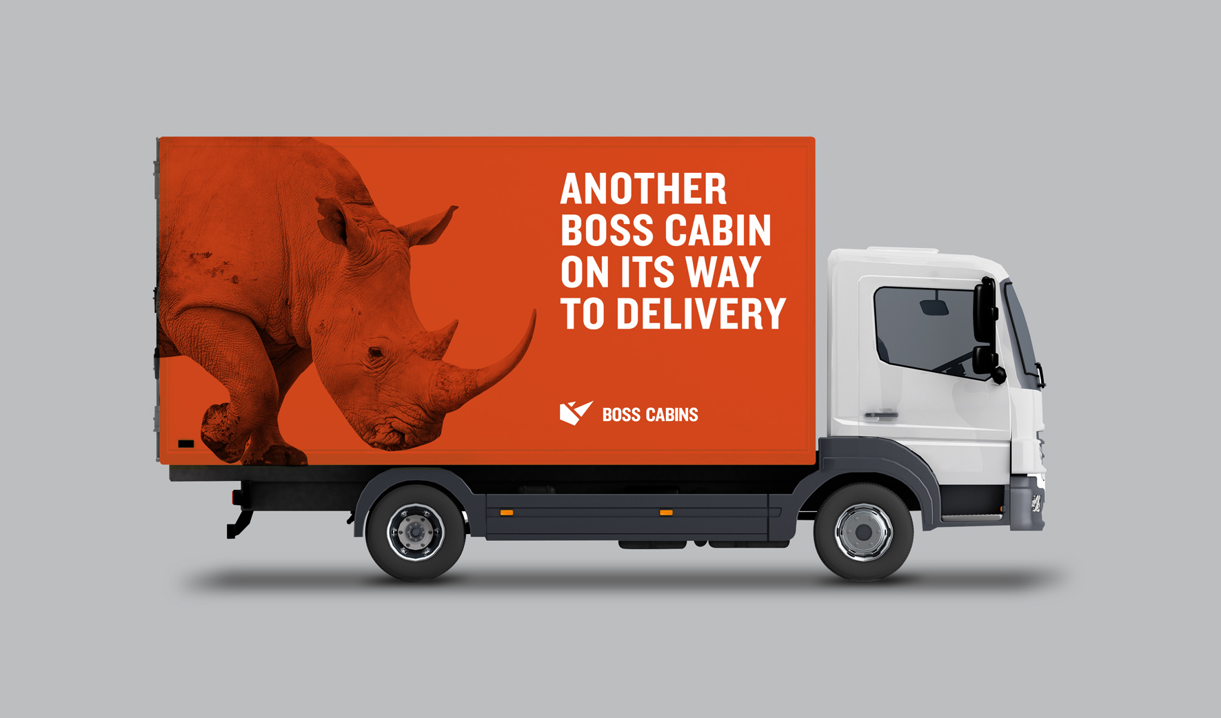 Boss Cabins Delivery Truck
