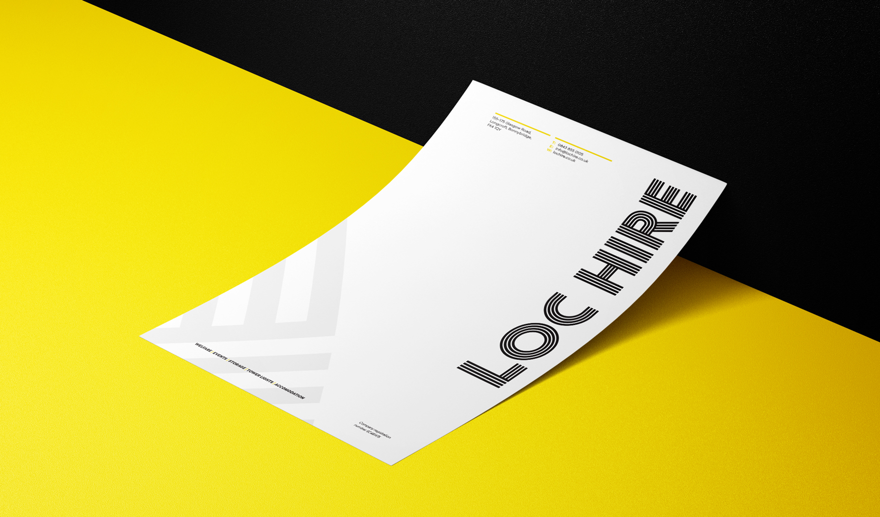 LOC Hire Letterhead Mock Up