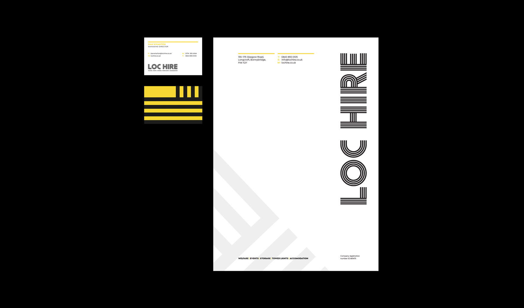 LOC Hire Stationery Grouped