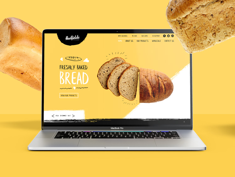Hadfields Bakery Website